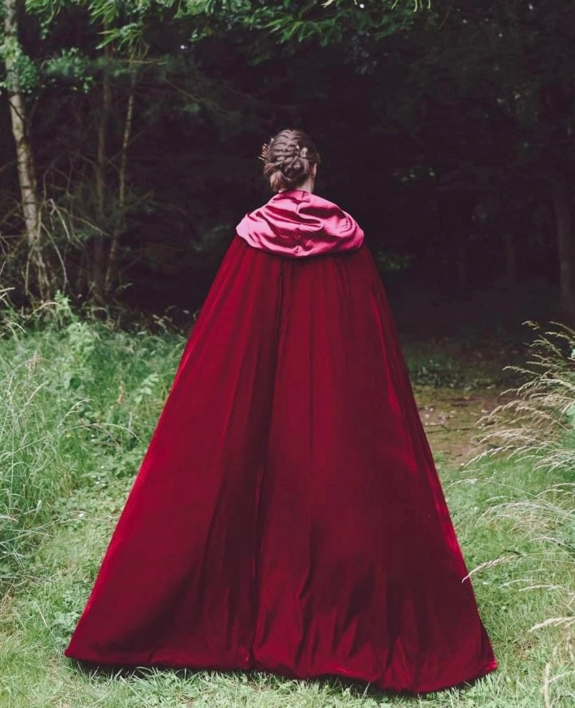 Handmade Velvet Cape