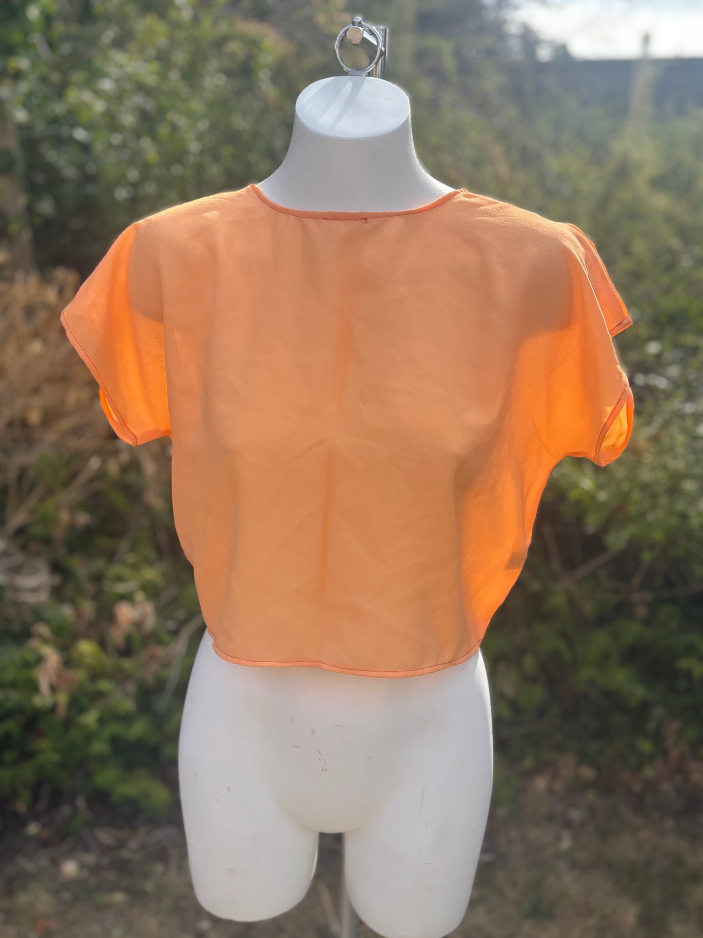 Reverse Top made from Vintage Textiles