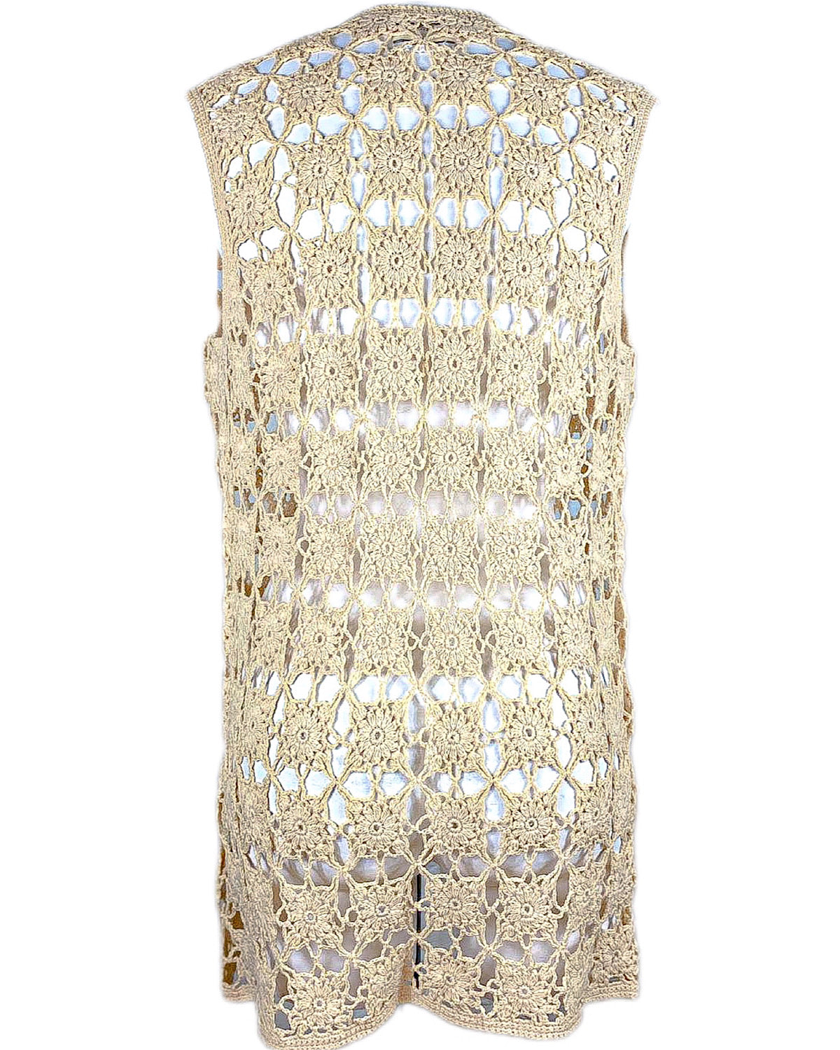 Vintage crochet waistcoat