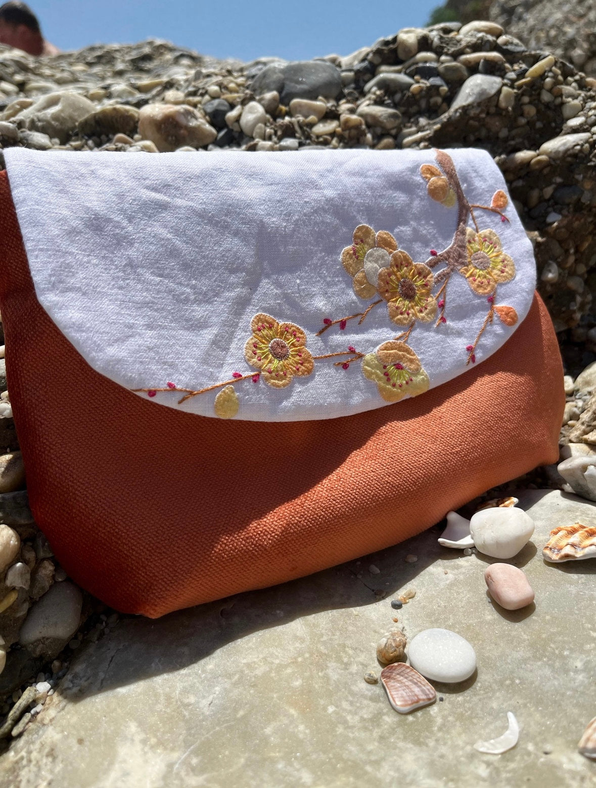 Embroidery Napkin Clutches