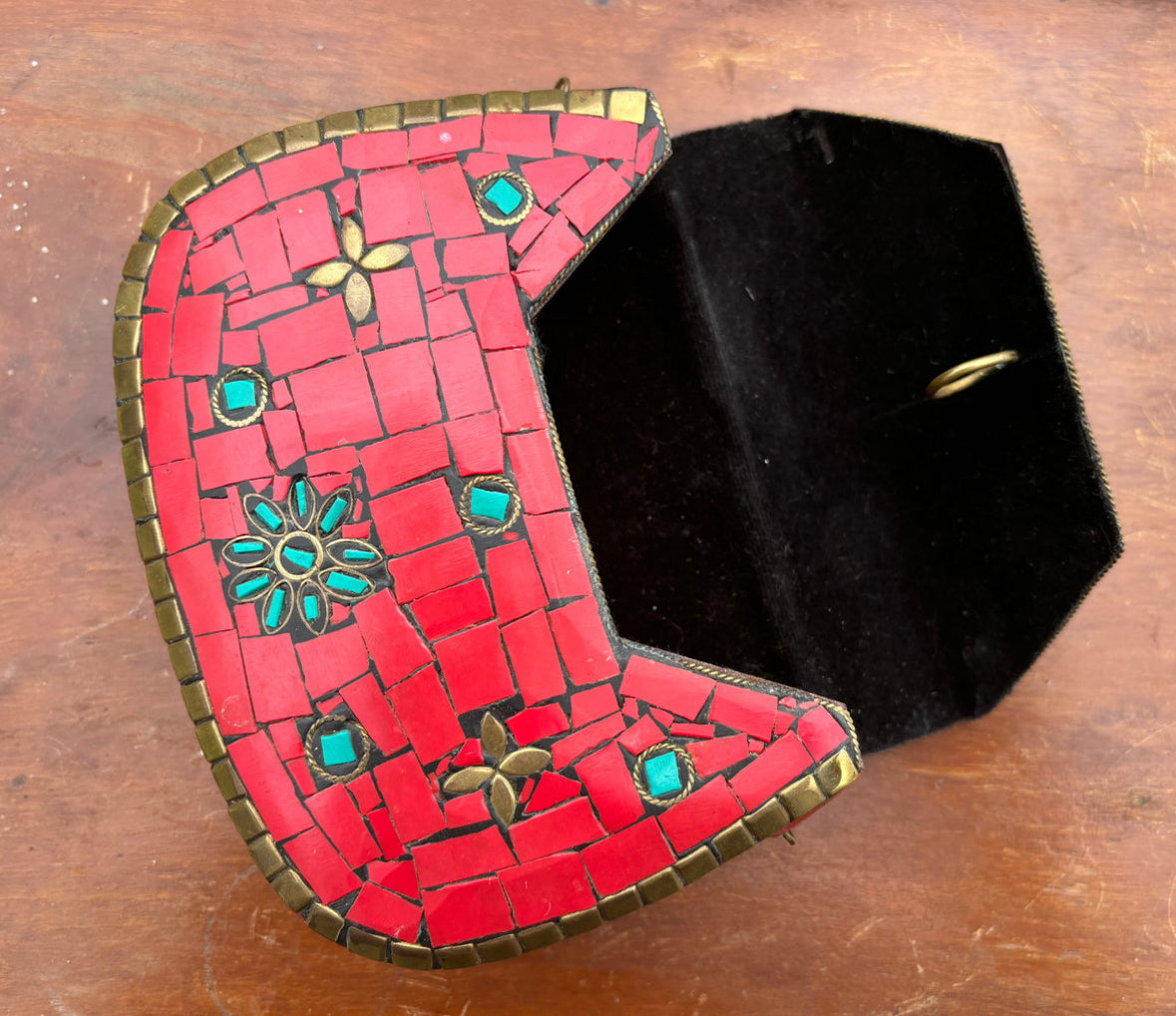 Vintage Mosaic Clutch Bag