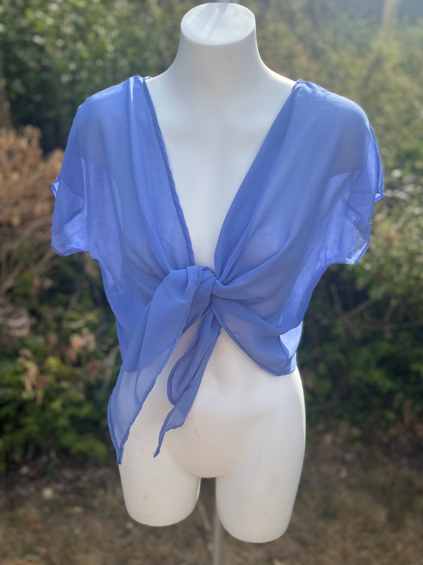 Reverse Top made from Vintage Textiles
