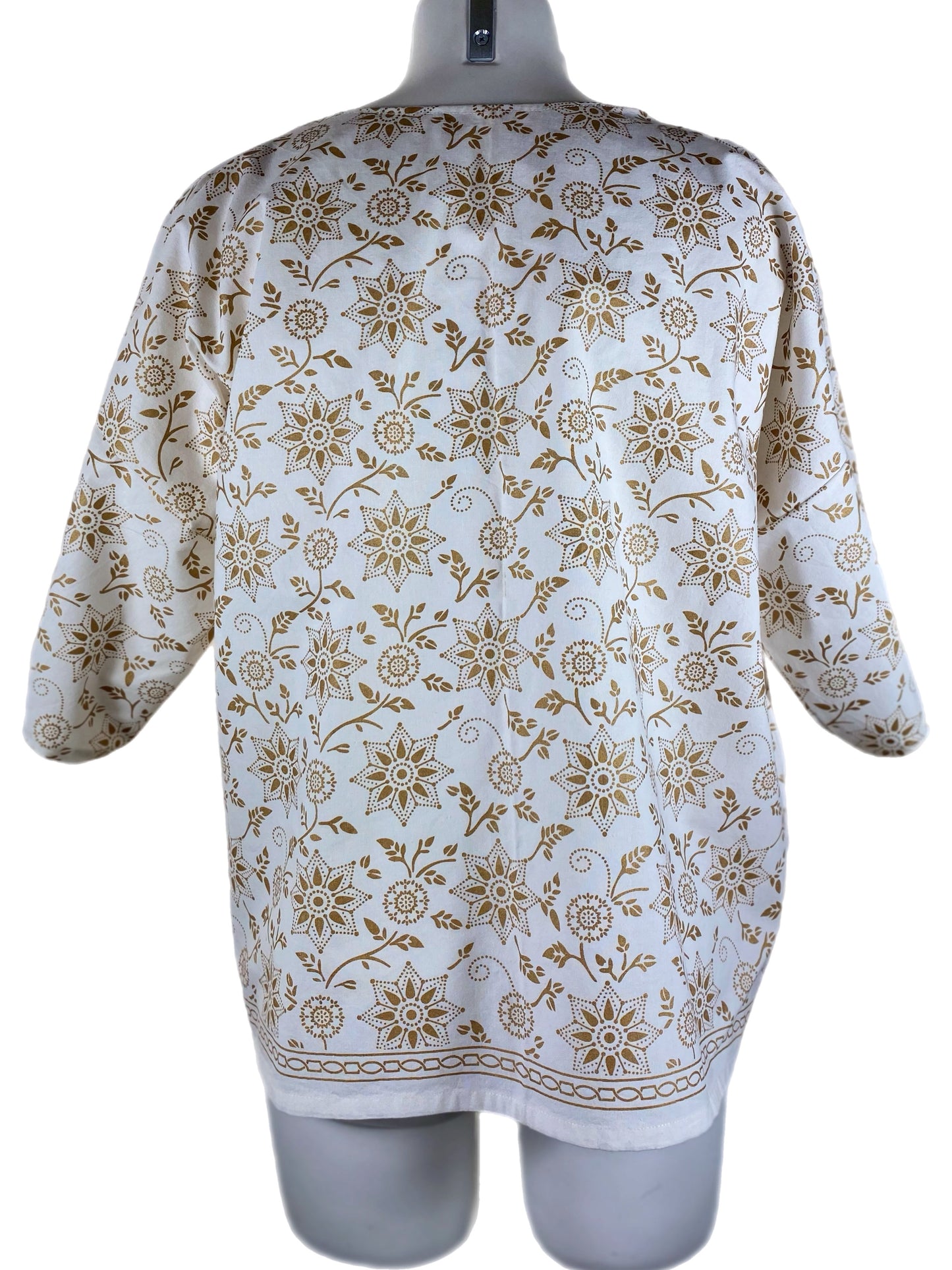 Pattern tablecloth Kimono