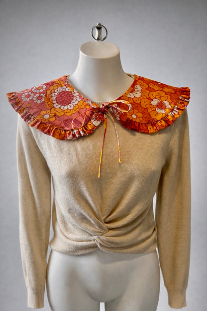 Handmade Vintage Fabric Collar 