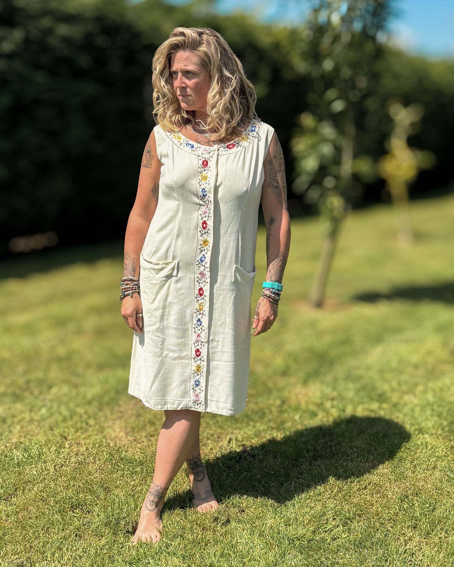 Vintage 1970's shift style dress