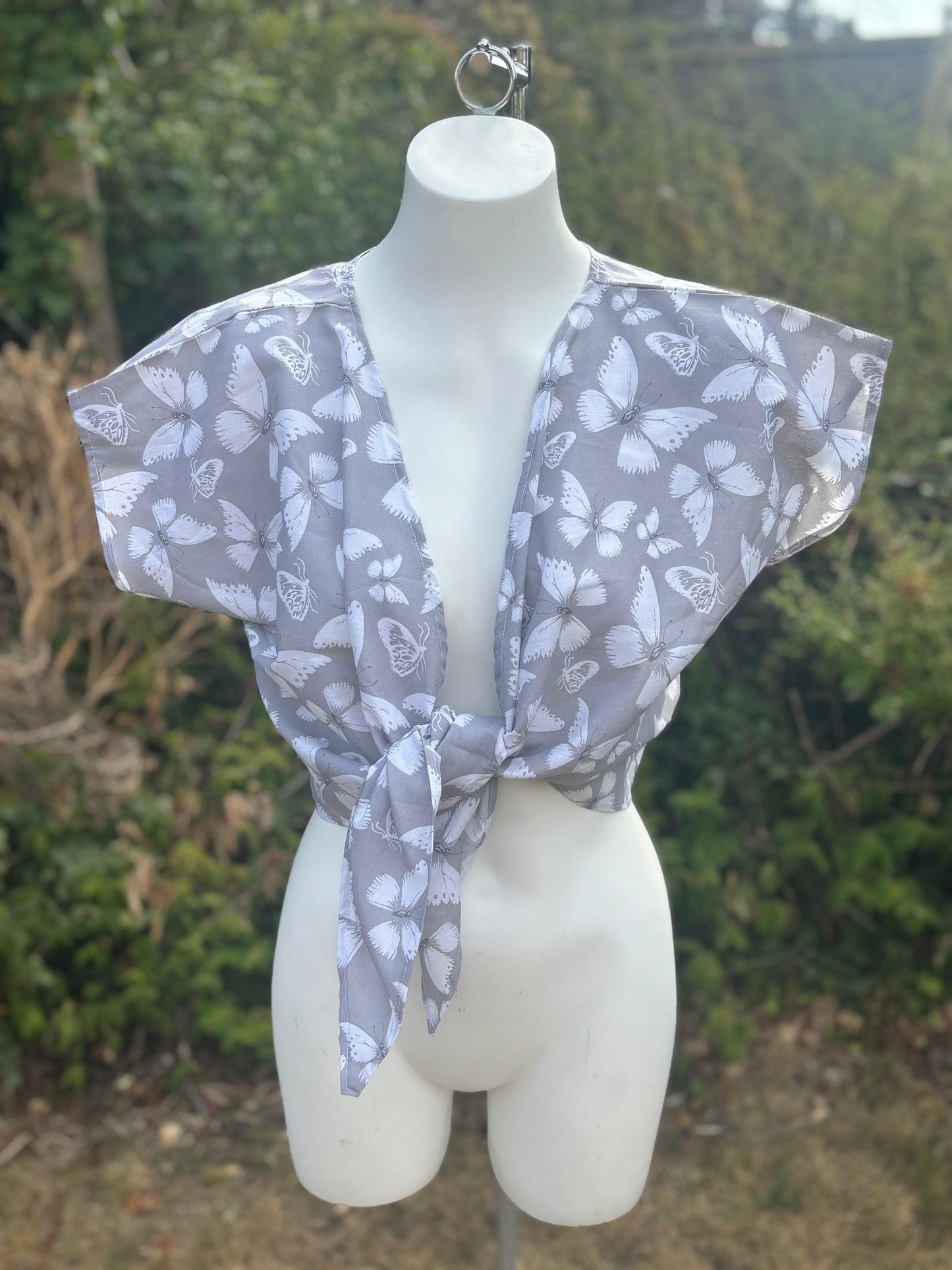 Reverse Top made from Vintage Textiles
