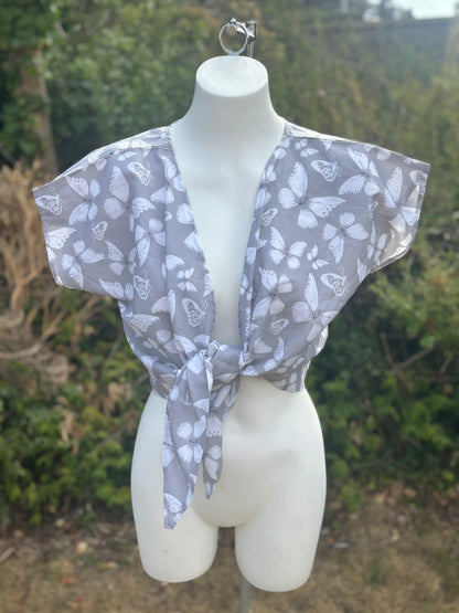 Reverse Top made from Vintage Textiles