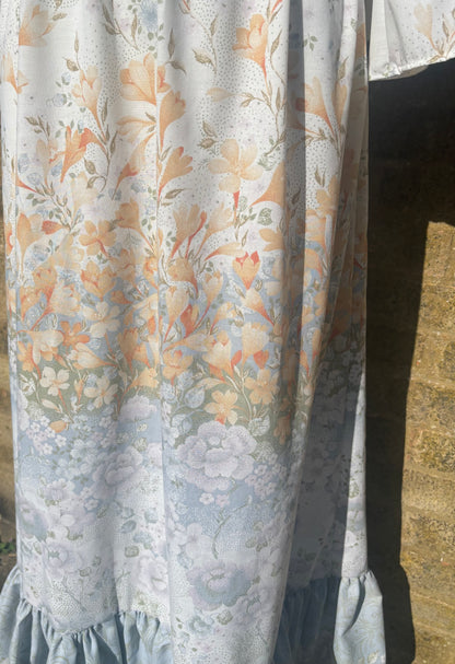 Floral Frilled Maxi Dress