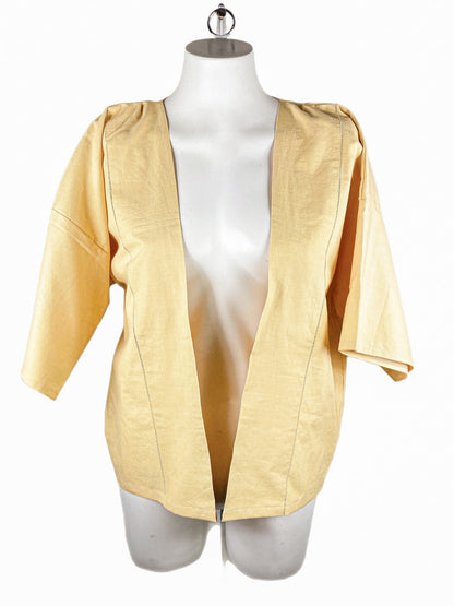 Buttermilk yellow tablecloth Kimono