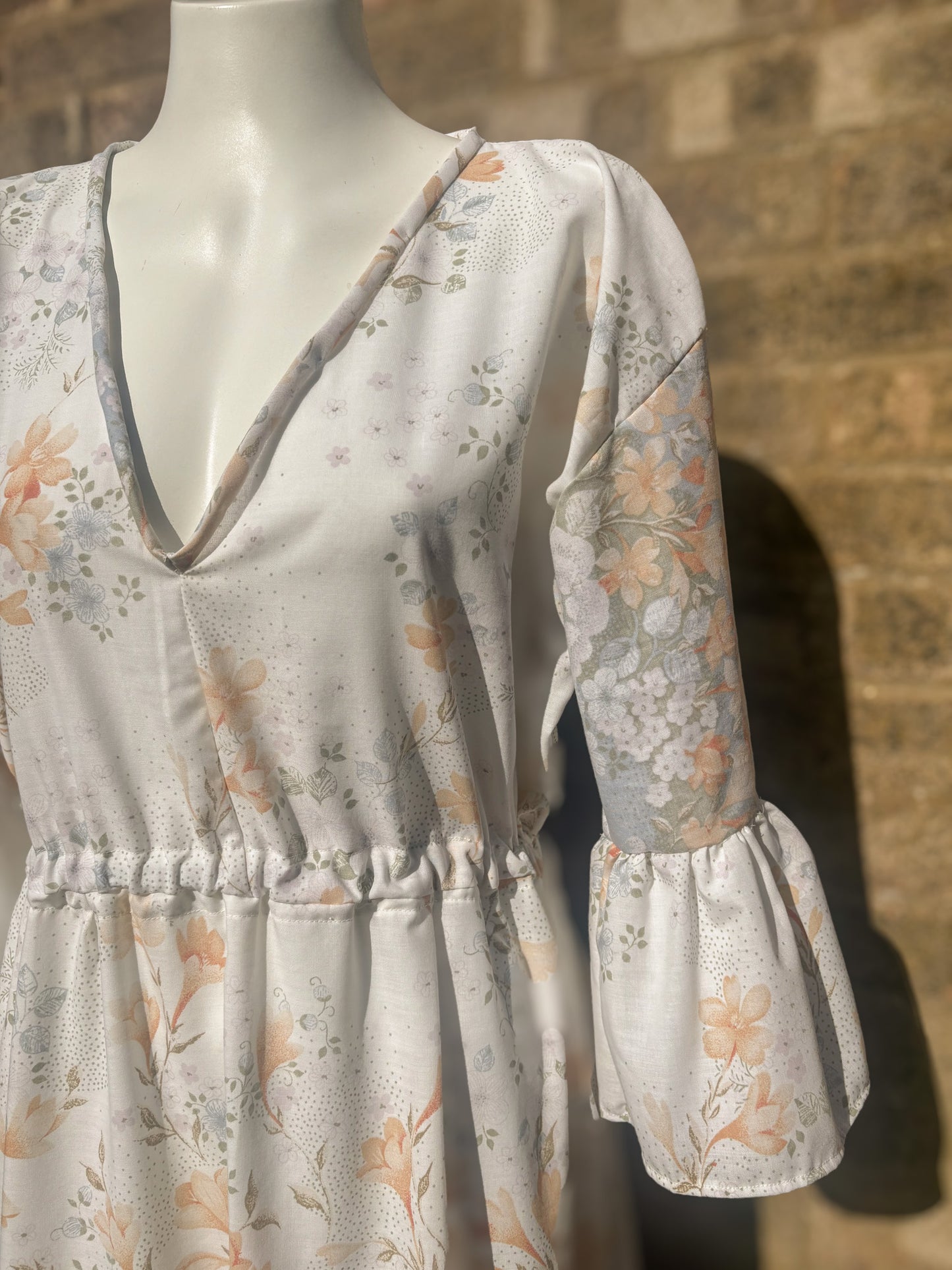 Floral Frilled Maxi Dress