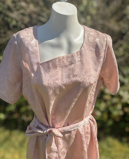 Pink Short Sleeved Tunic Dress