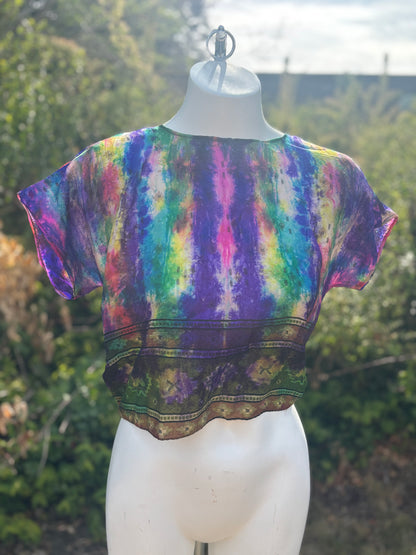 Reverse Top made from Vintage Textiles