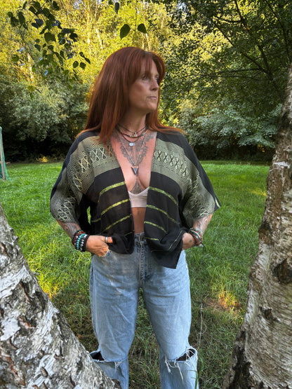 Black Blanket Cardigan