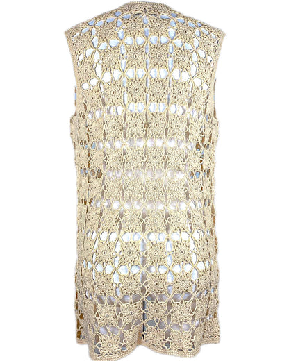 Vintage crochet waistcoat