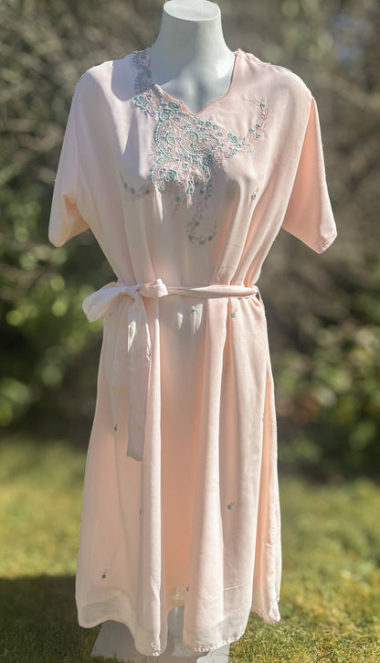 Light Pink Short Sleeved Tunic Dress