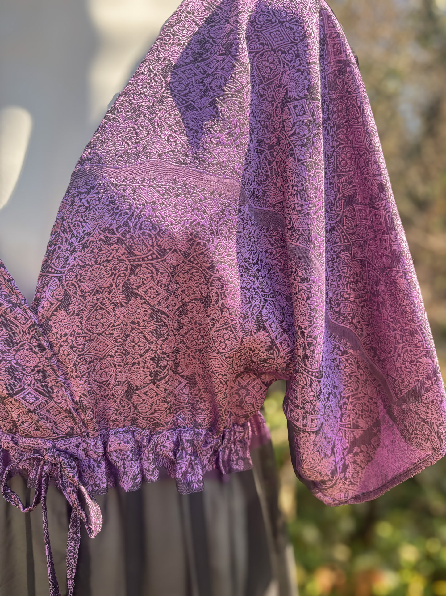 Purple & Black Goddess Dress