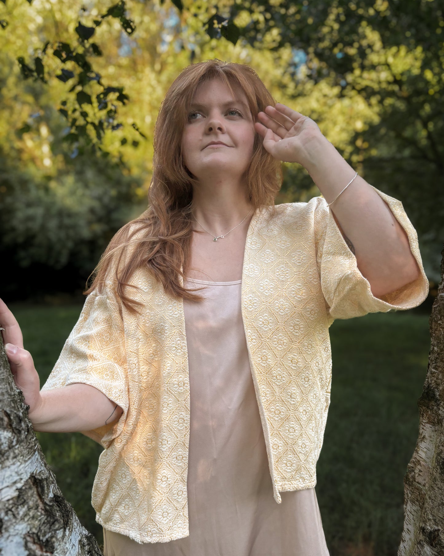 Yellow Blanket Kimono
