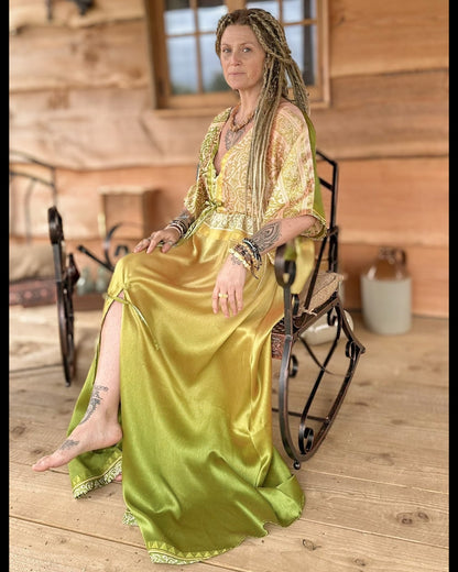 Lime Goddess Dress