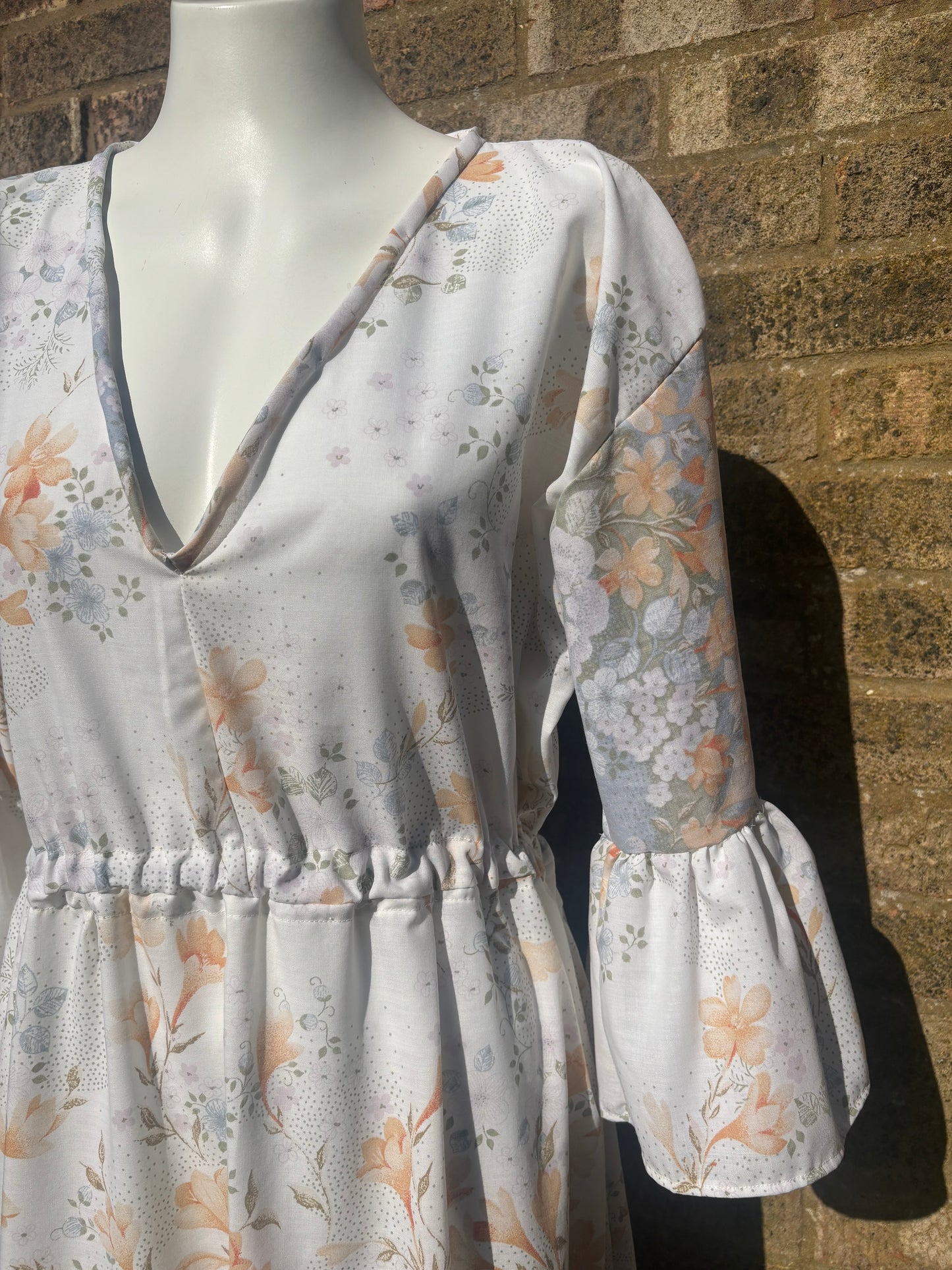 Floral Frilled Maxi Dress