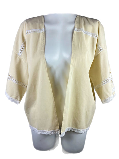 Cream tablecloth Kimono