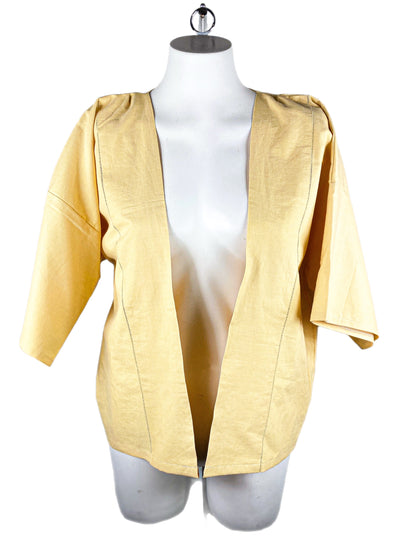 Buttermilk yellow tablecloth Kimono