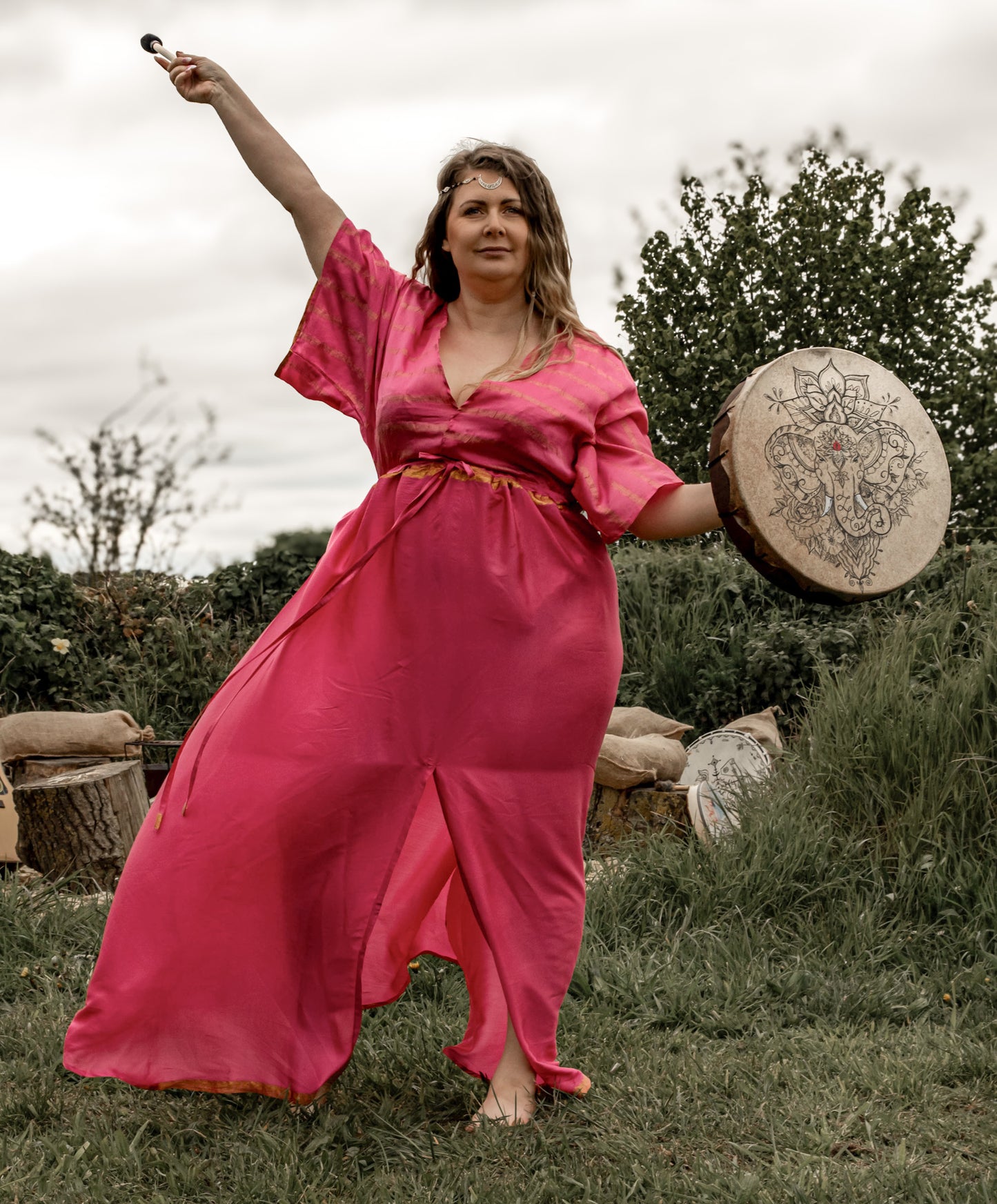 Pink Goddess Dress