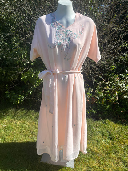 Light Pink Short Sleeved Tunic Dress
