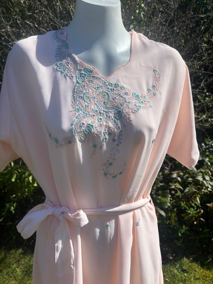 Light Pink Short Sleeved Tunic Dress
