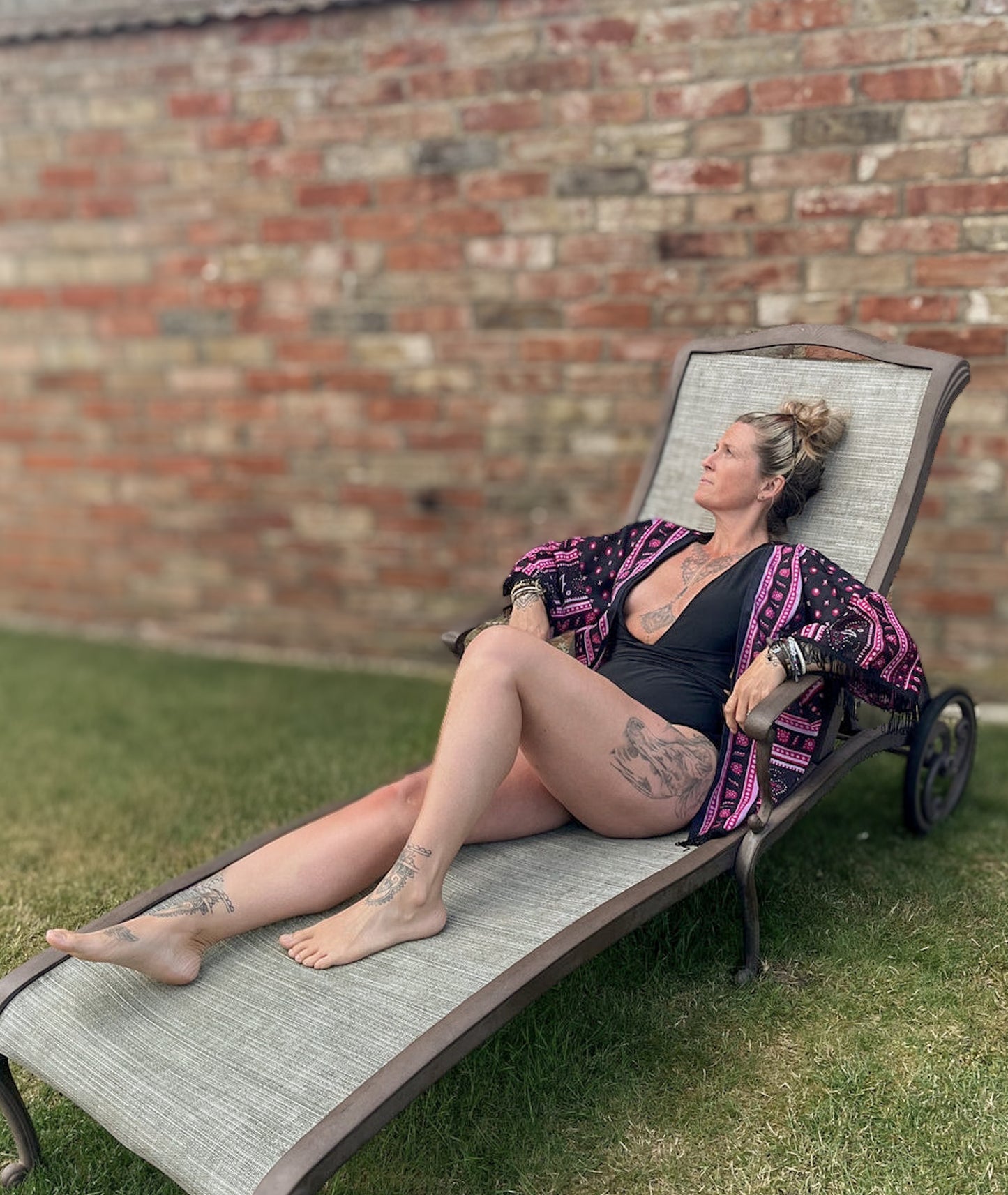 Black Boho Kimono - Handmade from Vintage Saris