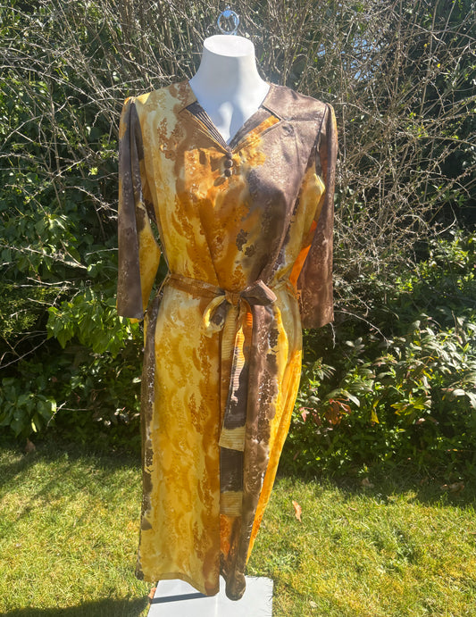 Mustard Long Sleeved Tunic Dress