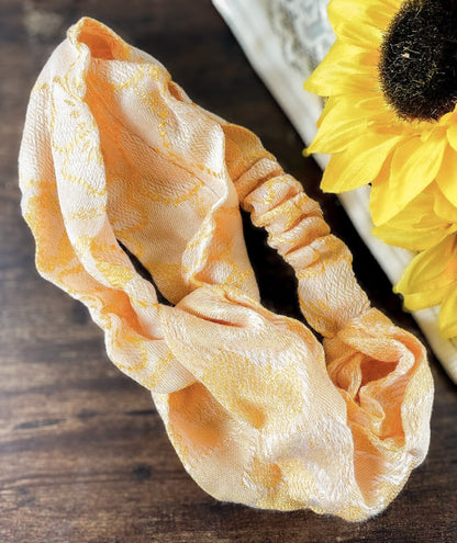 knot headband from vintage fabrics