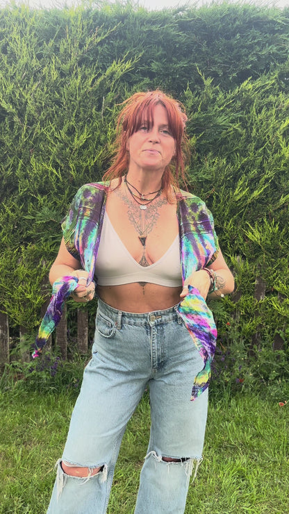 Reverse Top - Handmade from Rust Vintage Textiles